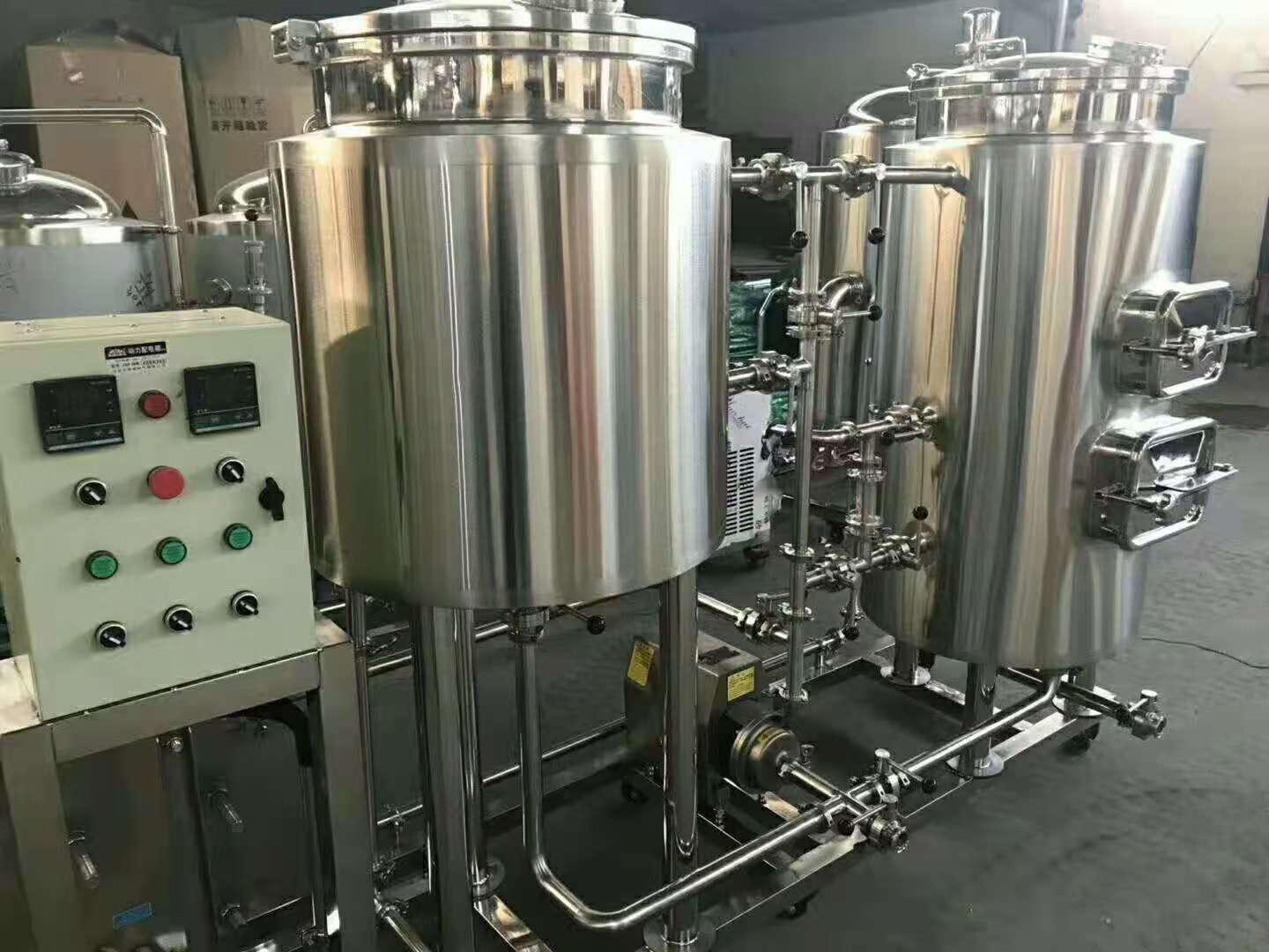 WEMAC 500L two vessel three bodies mash tank of beer brewery equipment  ZXY